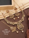 8 MH Golden Plated Matte Rajwadi Hasadi Set Wholesale Shop In Surat
